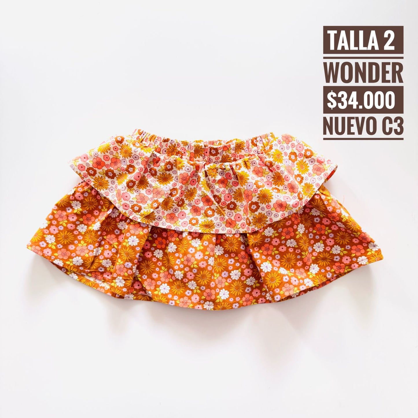 2T Falda Wonder Nation