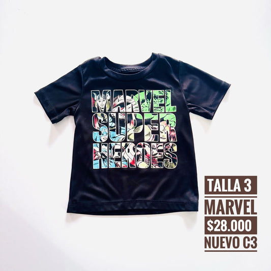 3T Camiseta Marvel Nuevo