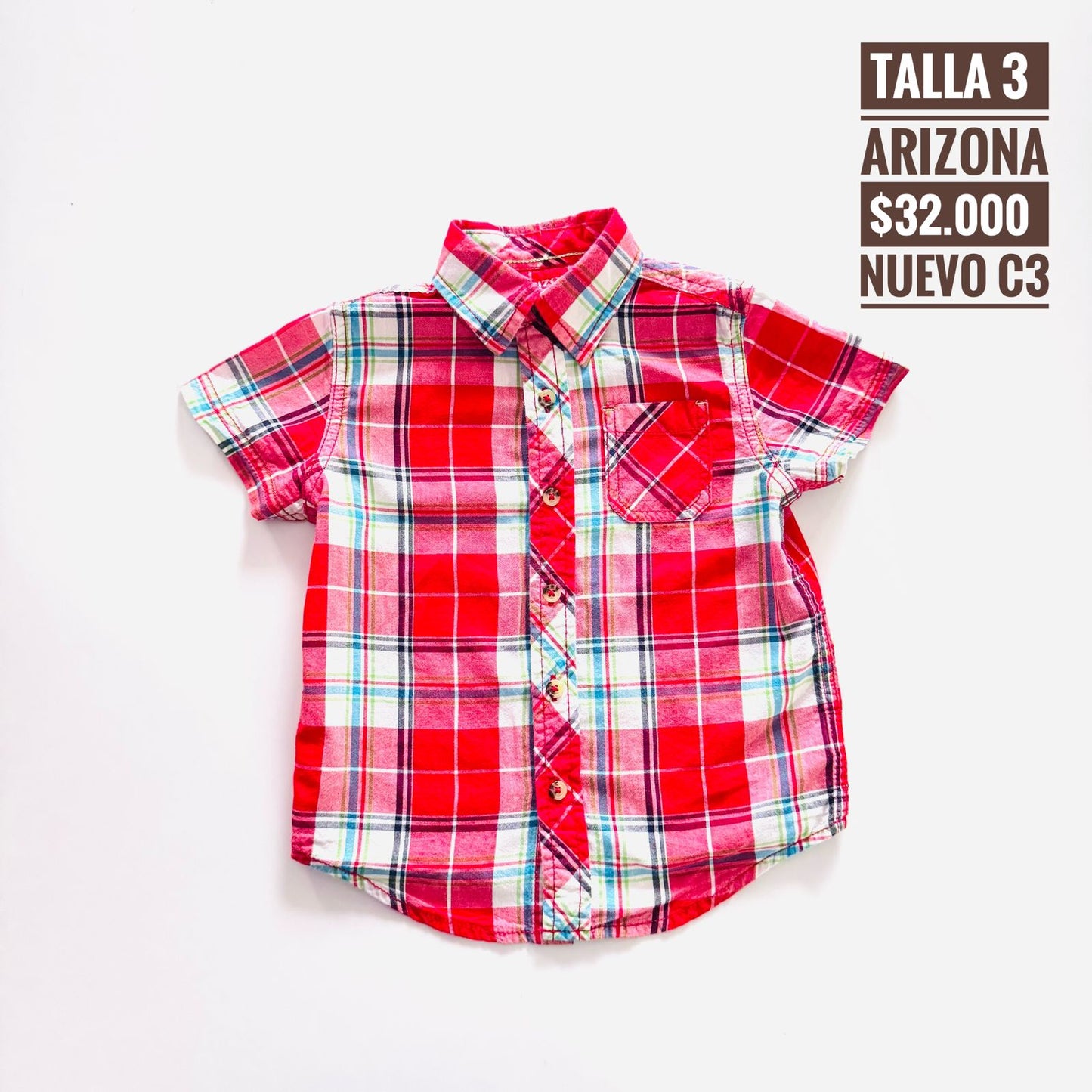 3T Camisa Arizona Nuevo