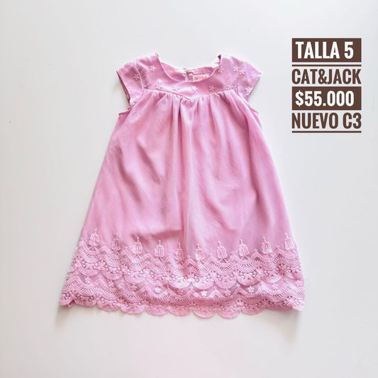 5T Vestido Cat & Jack Nuevo
