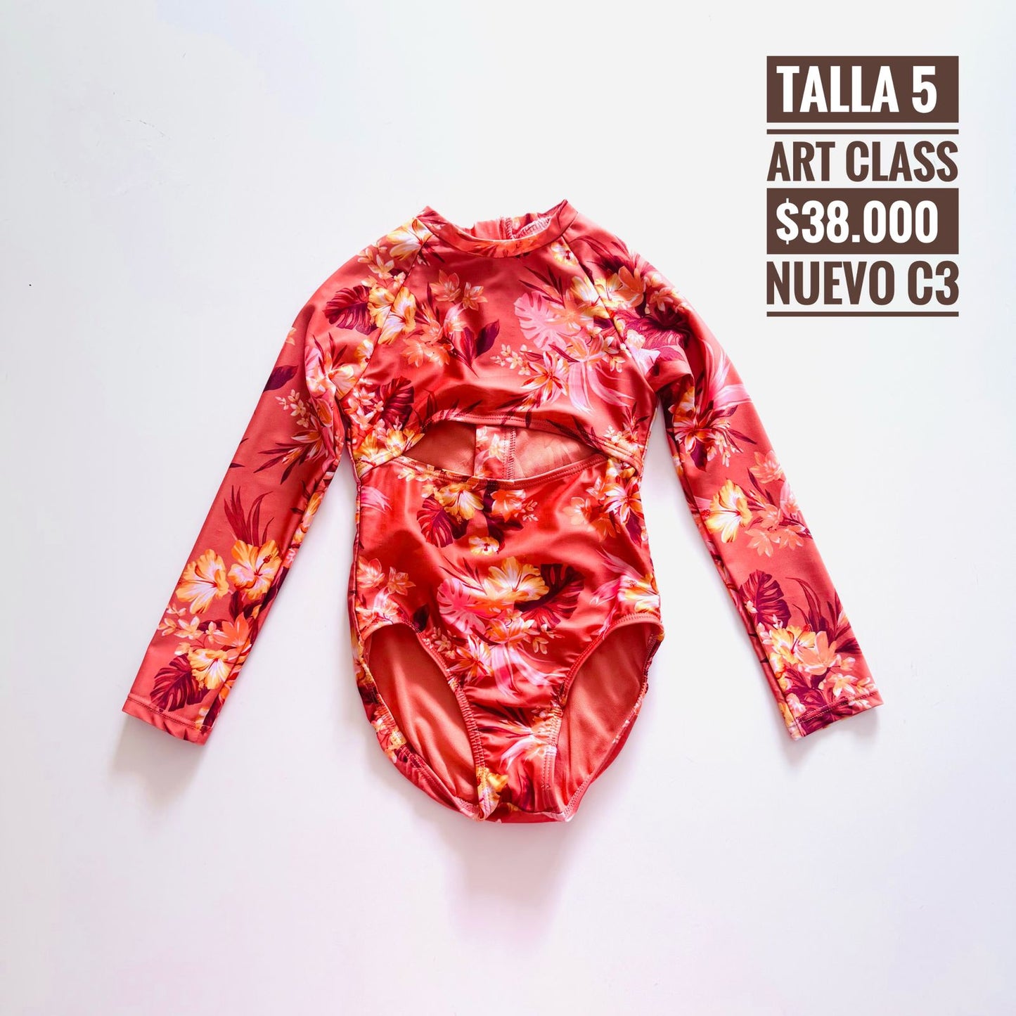 5T Vestido de Baño Art Class Nuevo