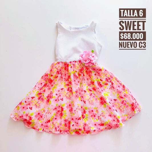 6T Vestido Sweet Nuevo