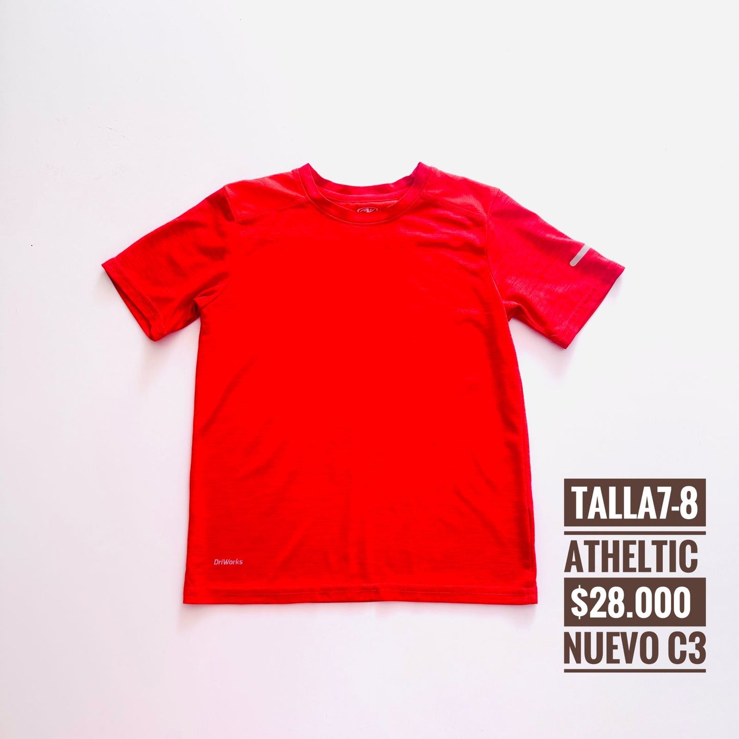 7-8T Camiseta Athletic Nuevo
