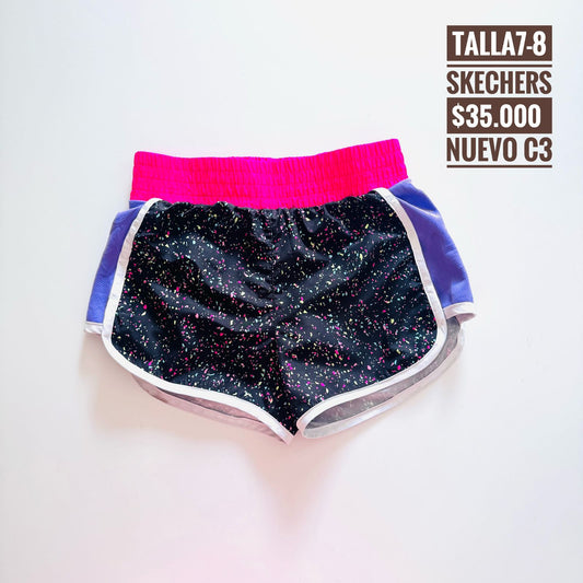 7-8T Short Skechers Nuevo