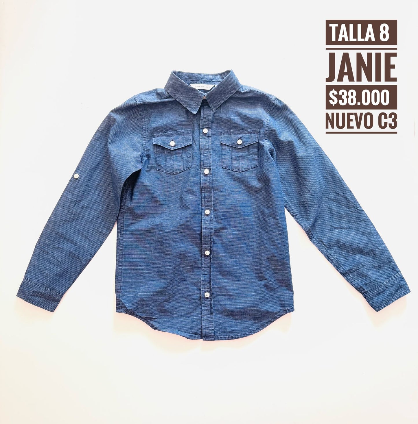 8T Camisa Janie and Jack Nuevo