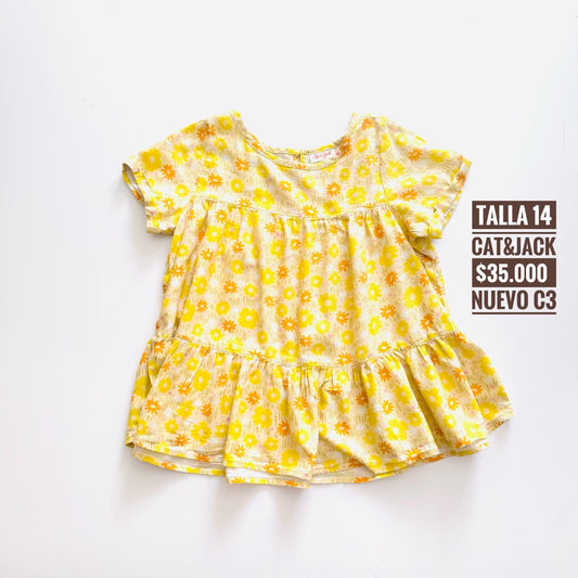 14T Blusa Cat & Jack Nuevo