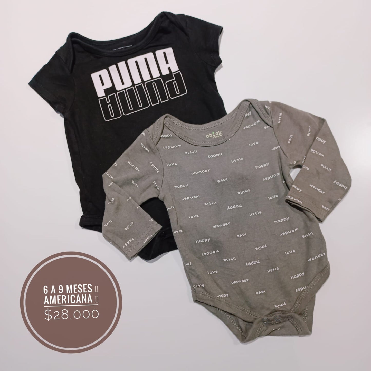 6 - 9 m Set x 2 Body Importado