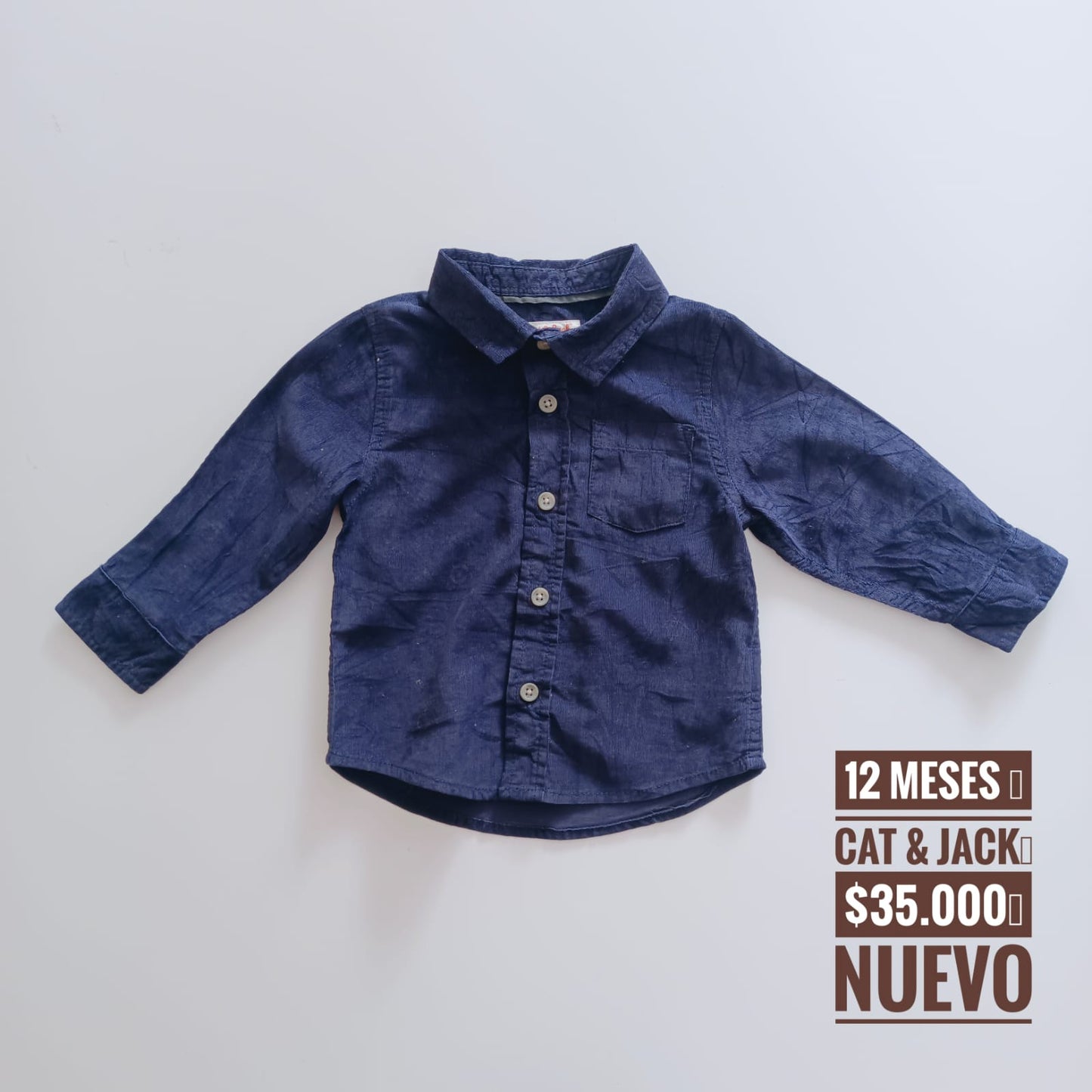 12 m Camisa Cat & Jack Nuevo