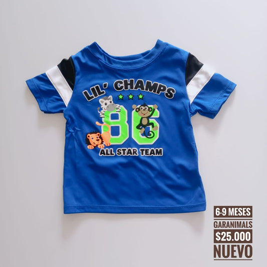 6 - 9 m Camiseta Garanimals Nuevo