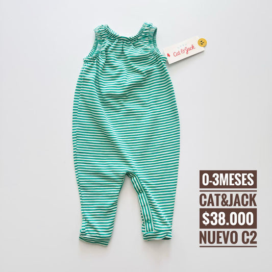 0 - 3 m Romper Cat & Jack Nuevo