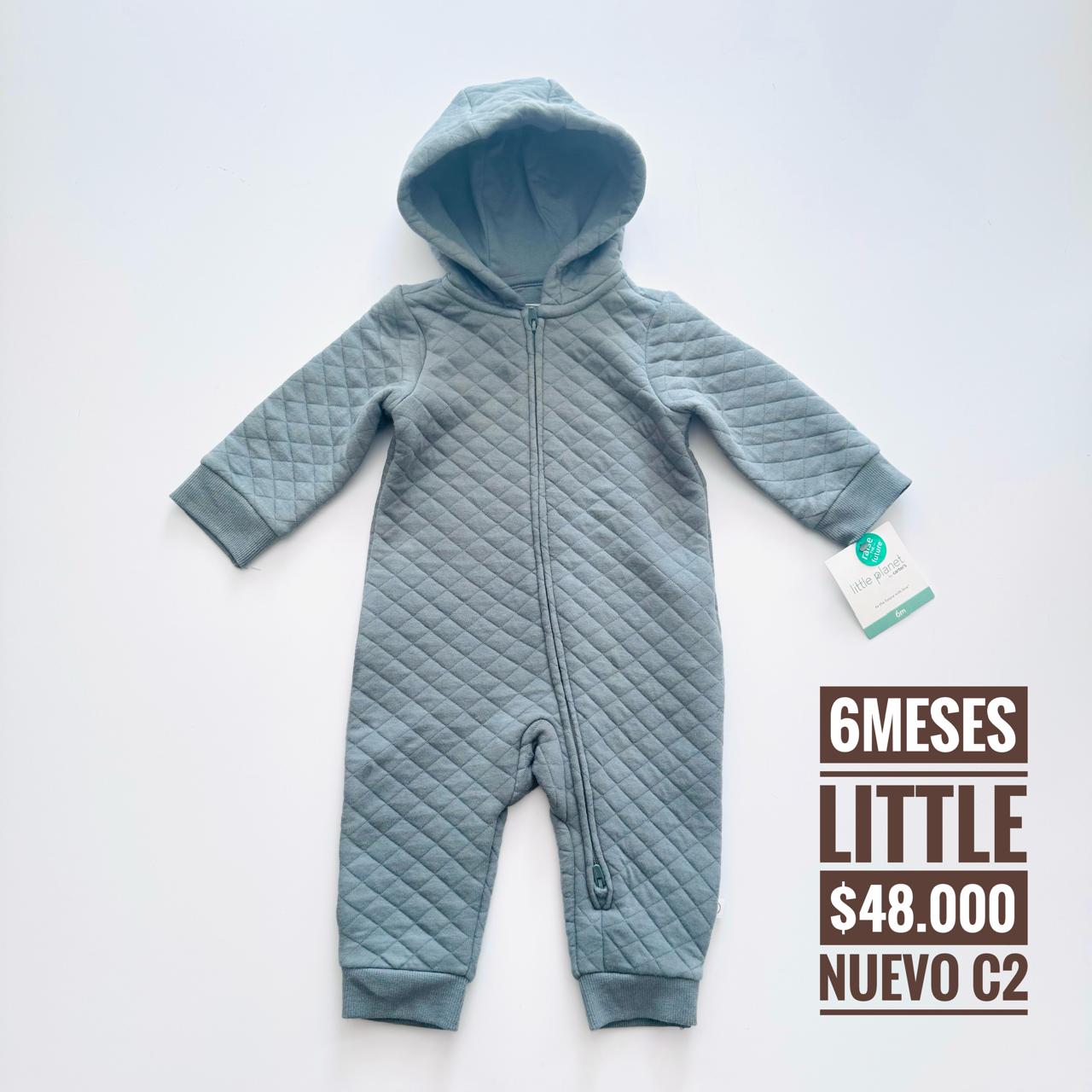 6 m Pijama Little Me Nuevo