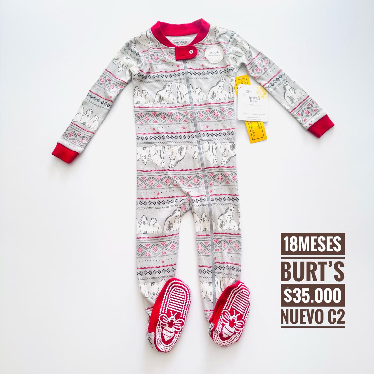 18 m Pijama Burt´s Nuevo