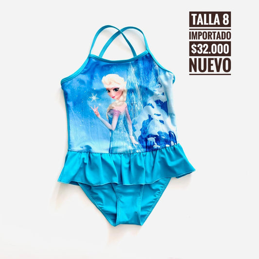 8T Vestido de Baño Frozen Nuevo
