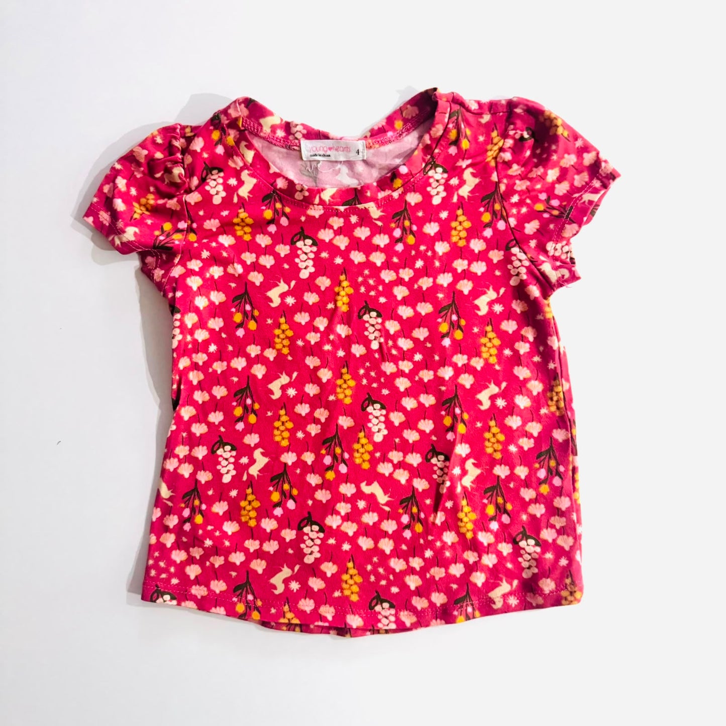 4T Blusa Young hearts Nuevo