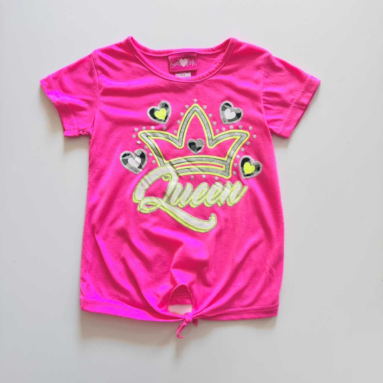 6T Blusa Girls pink Nuevo
